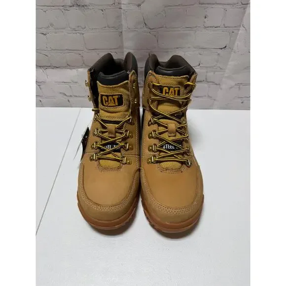 Caterpillar CAT Outline ST Steel Toe Work Boots Honey Reset Men’s 10.5 NIB - Picture 2 of 9